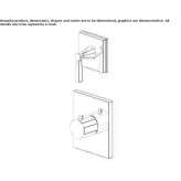 2-hole concealed shower faucet with diverter Zamostea