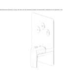 Thermostatic shower tap with plate Duhanas