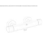 Outdoor thermostatic aluminum shower faucet Shafer
