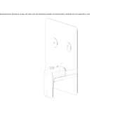 Thermostatic shower tap with plate Duhanas