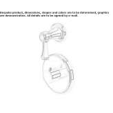 2-hole, concealed thermostatic shower faucet Solarino