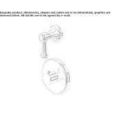 2-hole, concealed shower faucet Solarino