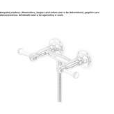 External shower faucet with flexible hose Solarino
