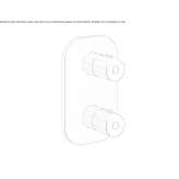 Thermostatic shower set with tile Mystic