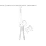 2-hole shower set with hand shower Kuhmo