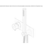 2-hole shower set with hand shower Tinta