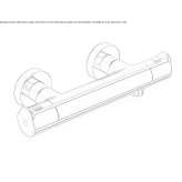 Thermostatic shower faucet Yakutiye
