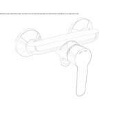 2-hole single lever shower faucet Yakutiye