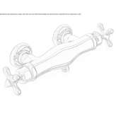 Shower tap with individual rosettes Sebnitz