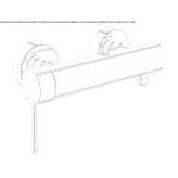 Single-lever shower faucet Eidsvag