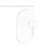 Single-lever shower mixer with plate Ksiazki