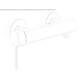 2-hole single lever shower faucet Eidsvag