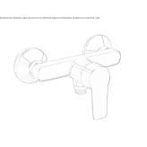 2-hole single lever shower faucet Leonard