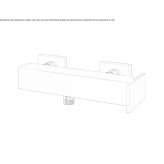 2-hole single lever shower faucet Hipstedt