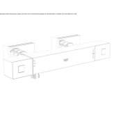 Shower faucet with diverter Plerin