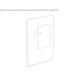 Jednouchwytowa bateria natryskowa z płytą Hipstedt