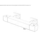 Thermostatic shower faucet Hervias