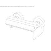 2-hole single lever shower faucet Ilford