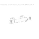 External thermostatic shower faucet Itatuba