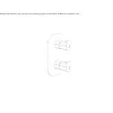 Thermostatic shower faucet with plate Ardud