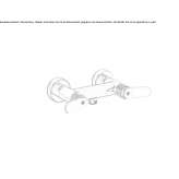 External shower faucet with individual rosettes Itatuba