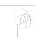 1-hole concealed shower faucet Palizzi