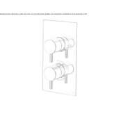 Thermostatic concealed shower faucet Buynichy