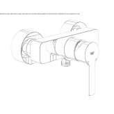 2-hole single lever shower faucet Selby