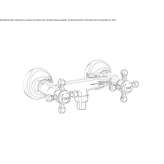 2-hole external shower faucet Hassel