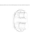 2-hole shower mixer with plate Hassel