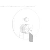 Concealed shower faucet with a switch Karsdorf