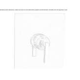 Single-hole shower faucet with a plate, single-lever Malov
