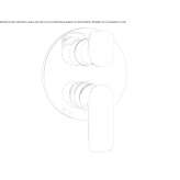Complete balanced pressure shower control valve with 2-way diverter Kinder