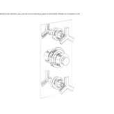 Thermostat with 2 valves Narince