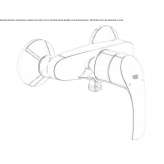 2-hole single lever shower faucet Reyhanli