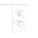 Thermostatic concealed shower faucet Kechi