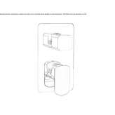 Single handle Concealed shower faucet with diverter Kechi