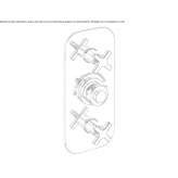 Termostat z 2 zaworami Plodio