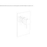 Concealed thermostatic shower faucet Sundown
