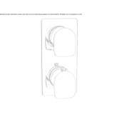 Complete Balanced Pressure Thermostatic Shower Control Valve with 3 Way Diverter Chorin