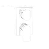 Complete balanced pressure shower control valve with 3-way diverter Chorin