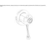 Concealed shower faucet with one handle Tutak