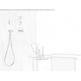 Thermostatic shower faucet Skorzec