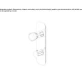 Concealed thermostatic brass shower faucet Beznea