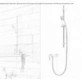Shower faucet with a hand shower Escada