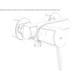 Single-lever shower faucet Budingen