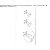 3-hole shower tap Cerrina