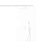 Brass shower set with hand shower Acarau