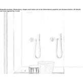 Single-handle shower faucet in a modern style Szamocin