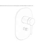 Shower faucet with switch Kamyshla